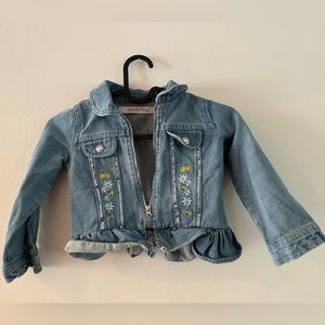 Nannette kids denim jacket embroidered